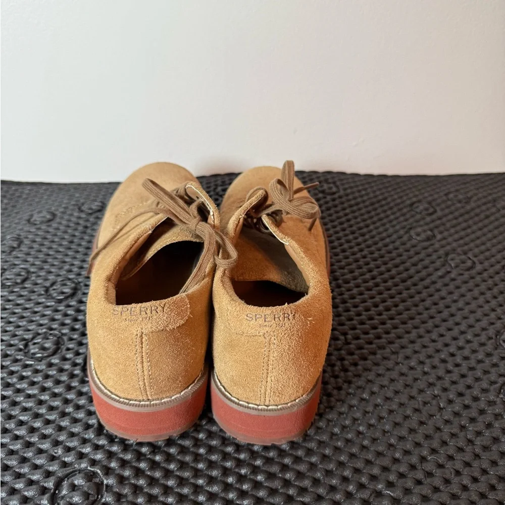 Sperry Tevin‎ Oxford Tan Suede boys Shoes